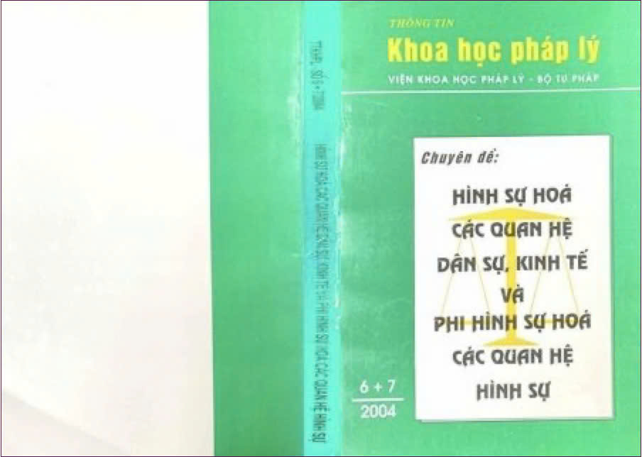 Hình sự hóa các quan hệ dân sự, kinh tế