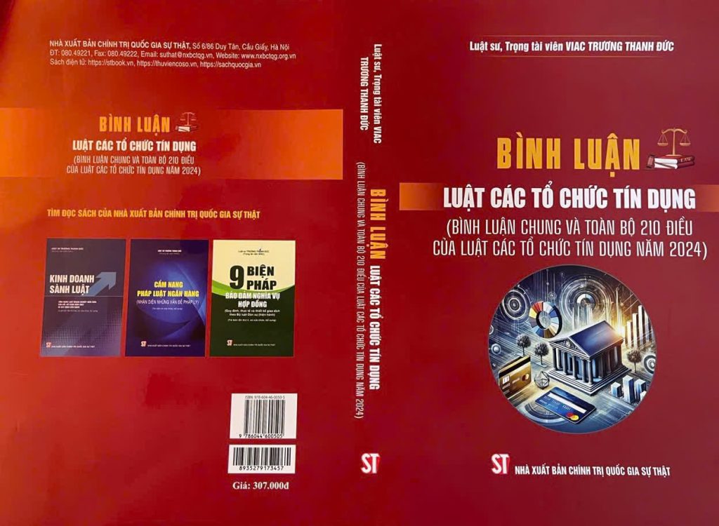 Sách Bình luận Luật Các tổ chức tín dụng