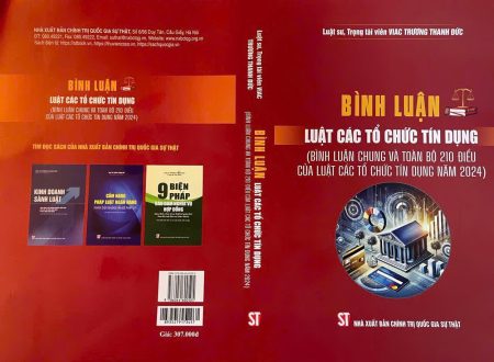 Sách Bình luận Luật Các tổ chức tín dụng